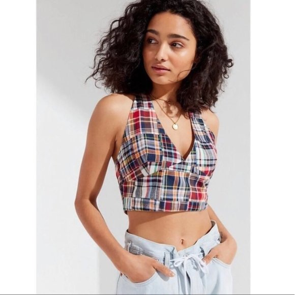 Urban Outfitters Tops - Urban Outfitters Fire LA Halter/Crop Top NWT